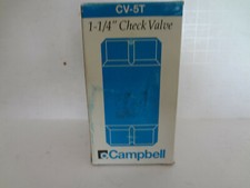 Campbell 1-1/4" check valve CV-5T