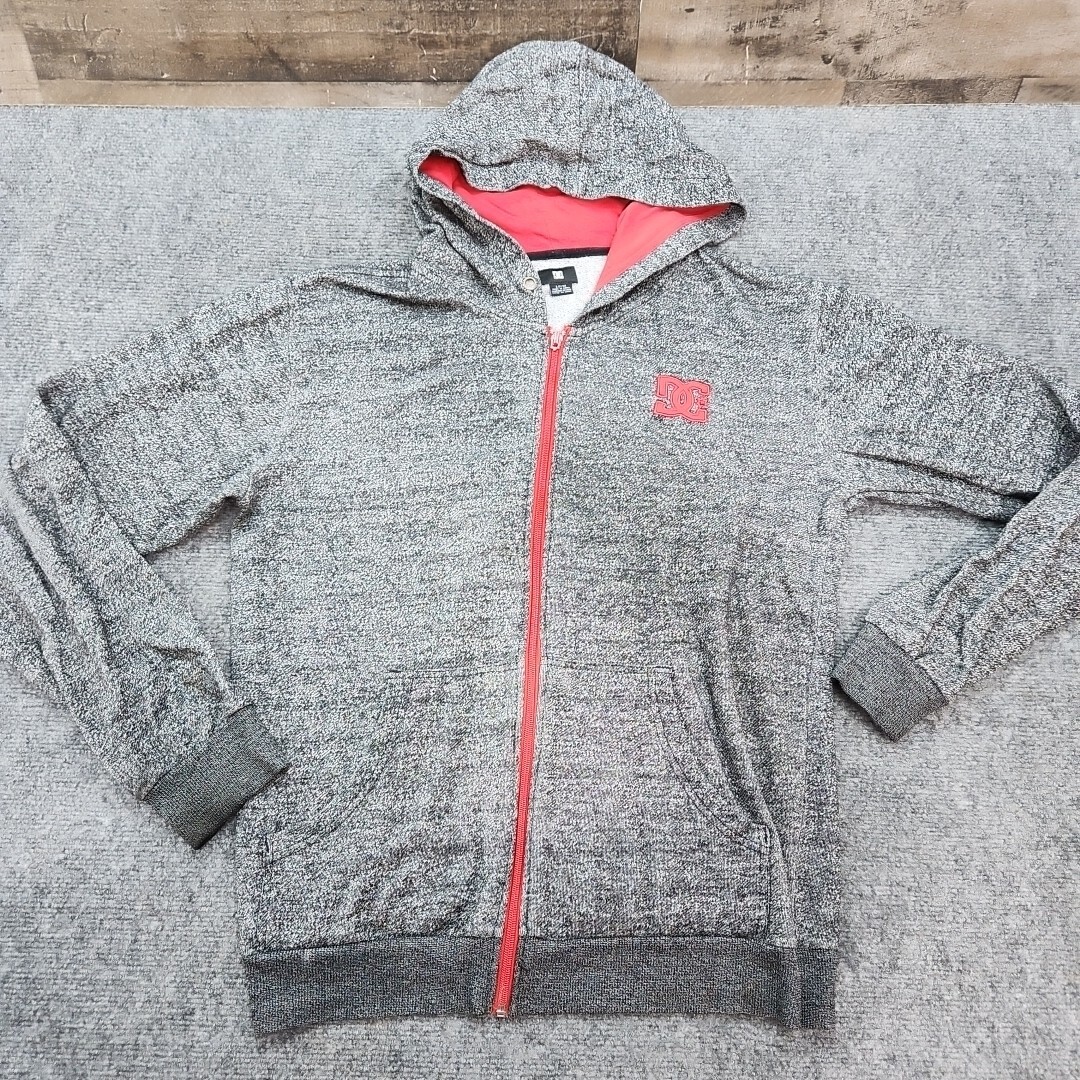 DC Shoes Hoodie Men L Skateboard Full Zip VTG Y2K Skate