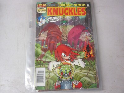 Knuckles #1 Sonic's Friendly Nemesis : Archie Adventure 1996 Comic 90s Hedgehog