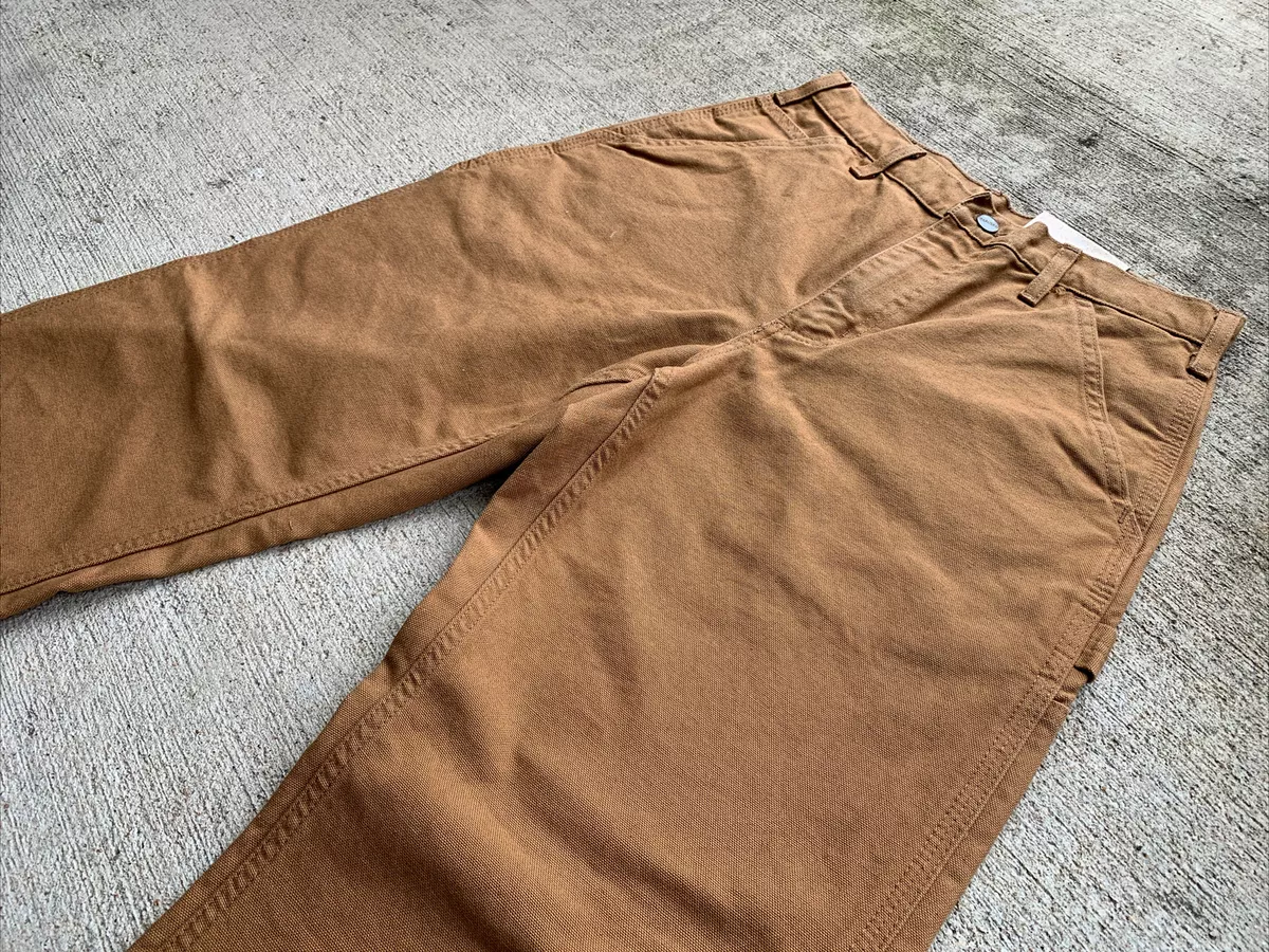 NEW Carhartt Work Pants 29 Actual 28 x 30 Brown Loose Duck B11 Not