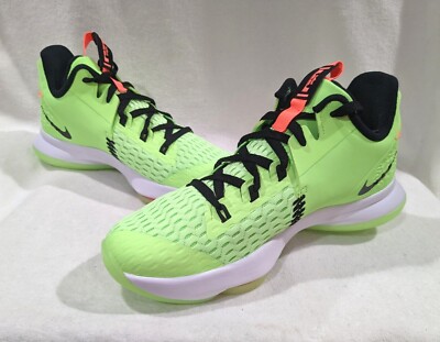 Nike LeBron Witness Lime Glow/Blk/Mango Men's Basketball Shoes-Asst Sizes  NWB