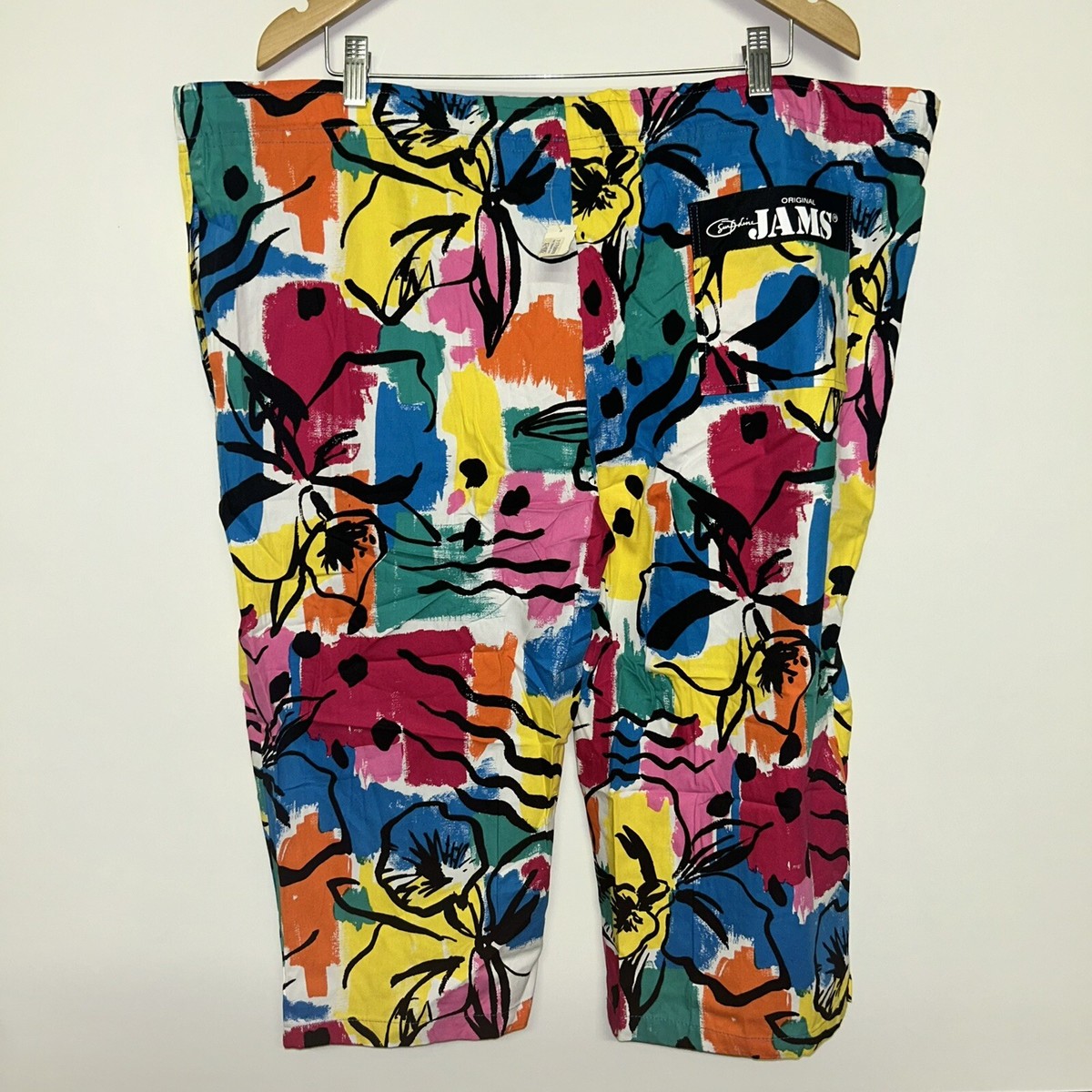 Vintage 1980's Original Jams Unisex Shorts, Deadstock NWT, Size