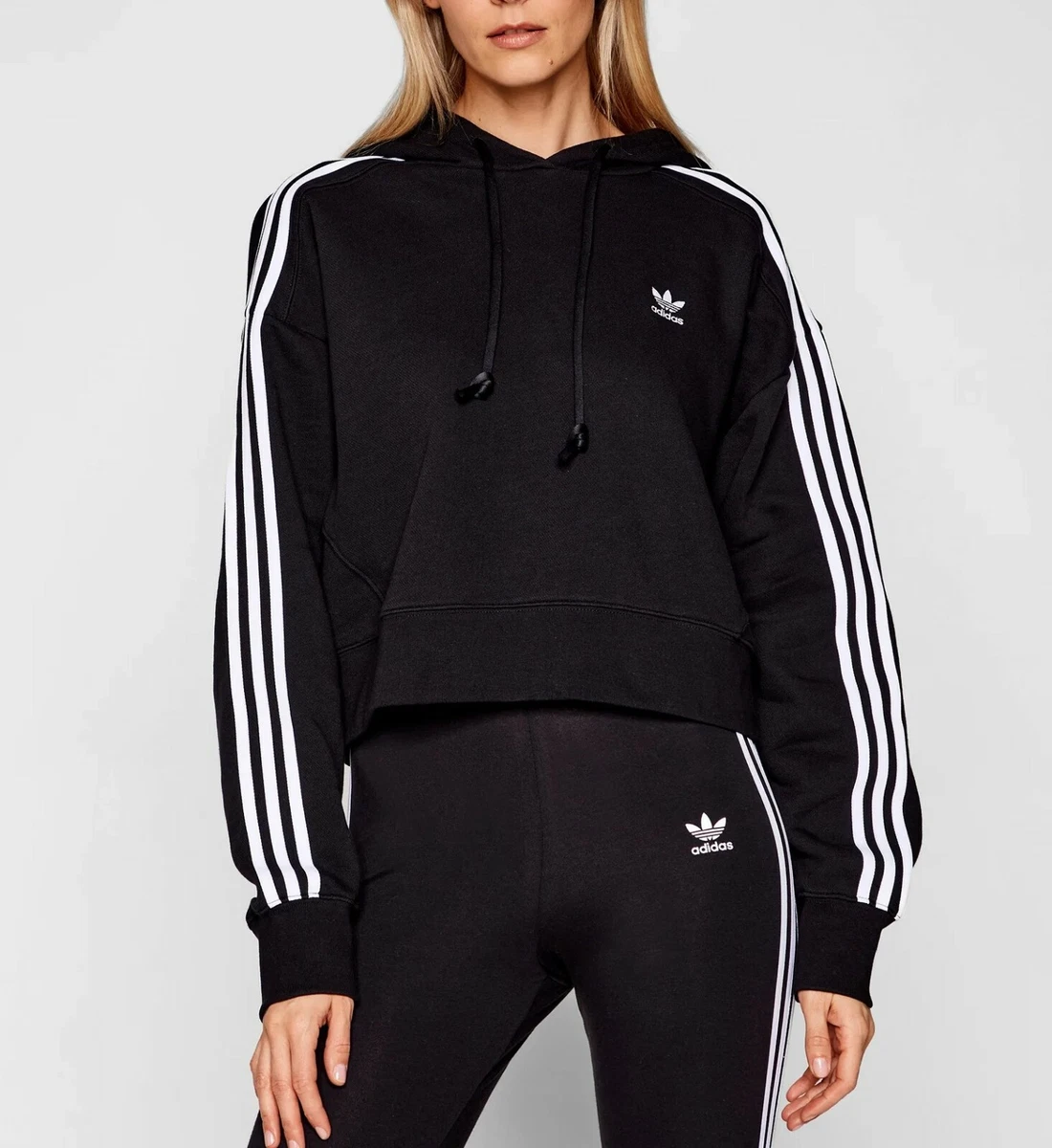 Crop adidas cheap hoodie