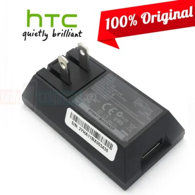 NEW Original HTC TCP300 Wall Charger Adapter w/Folding Prongs for mobile devices