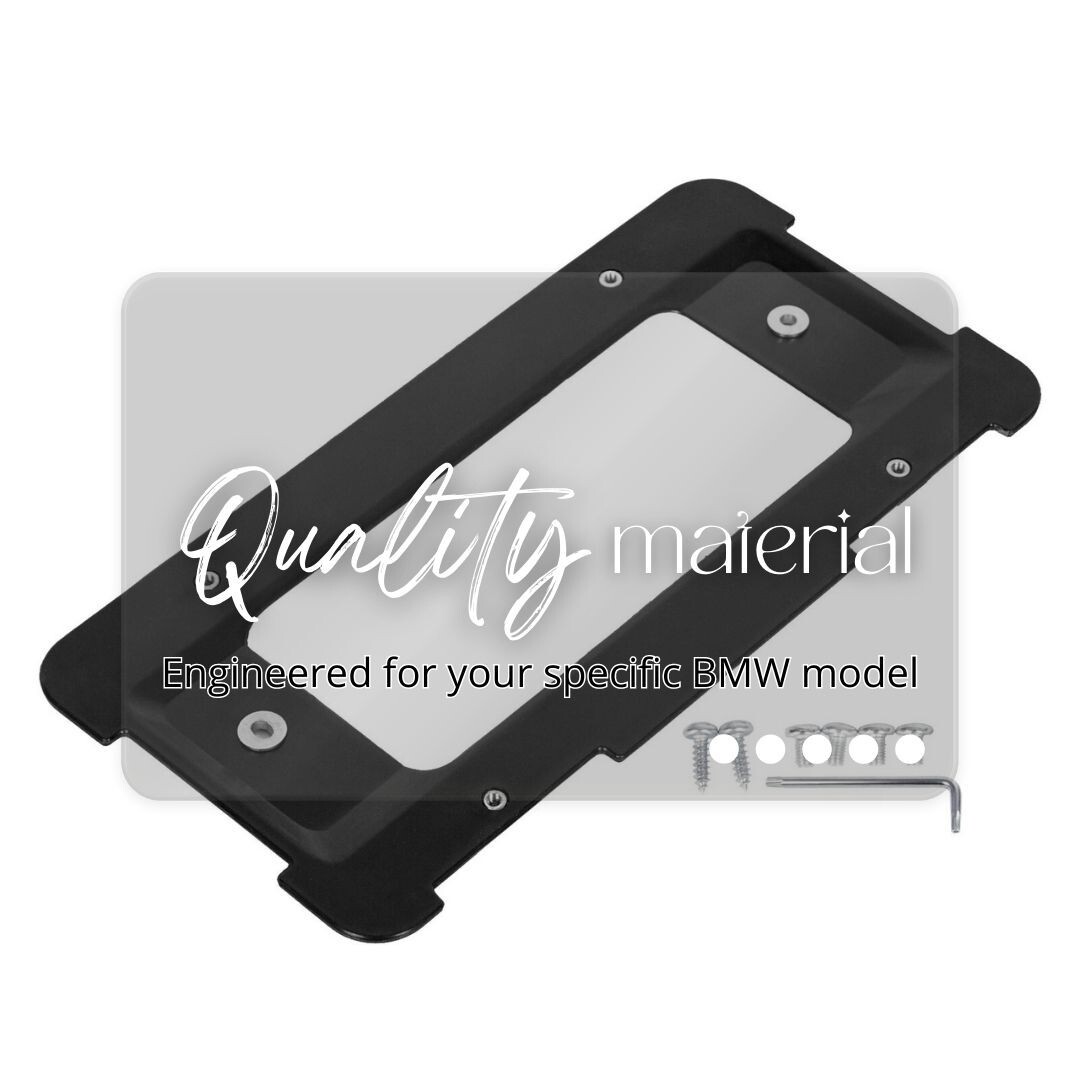 Universal For BMW 528xi 525i 328i 520i Rear License Plate Bracket Frame Holder E - Foto 8