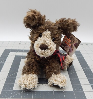 Mary Meyer Fab Fuzz Munich RE Dodger Dog Scruffy Plush Stuffed Toy 9 Inch