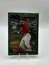 Jose Tena 2024 Topps Series 2 #678 Green Foil Parallel /499  Guardians