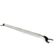 For 2001-2005 Honda Civic Jdm Rear Upper Silver Aluminum Tower Brace Strut Bar