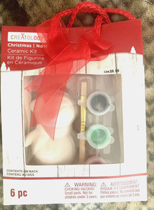 creatology Christmas ceramic kits penguin Christmas tree decoration craft