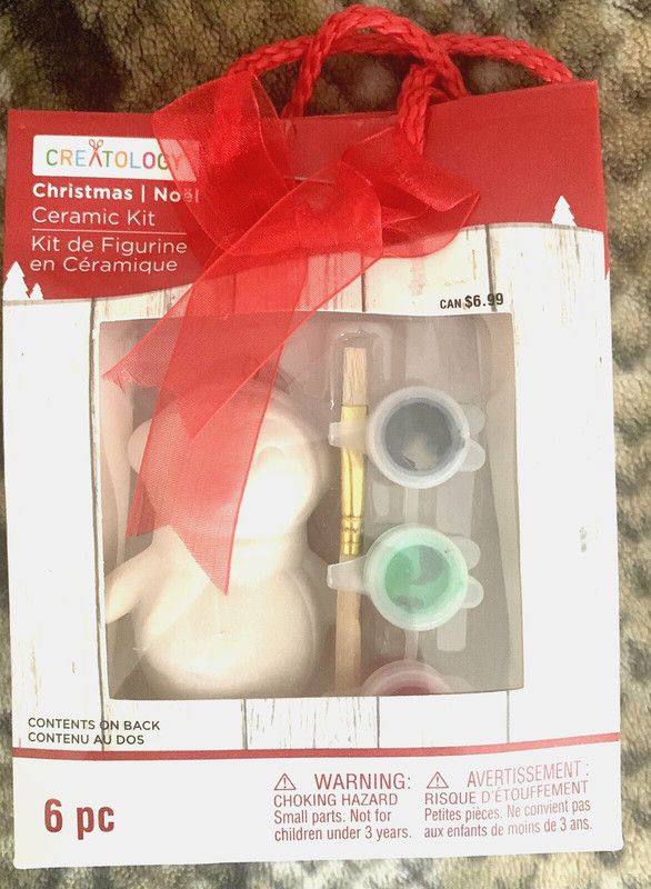 creatology Christmas ceramic kits penguin Christmas tree decoration craft