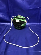 Gourd Guira  forrada en cuentas para OGGUN OGUN tillerro IFA santeria yoruba