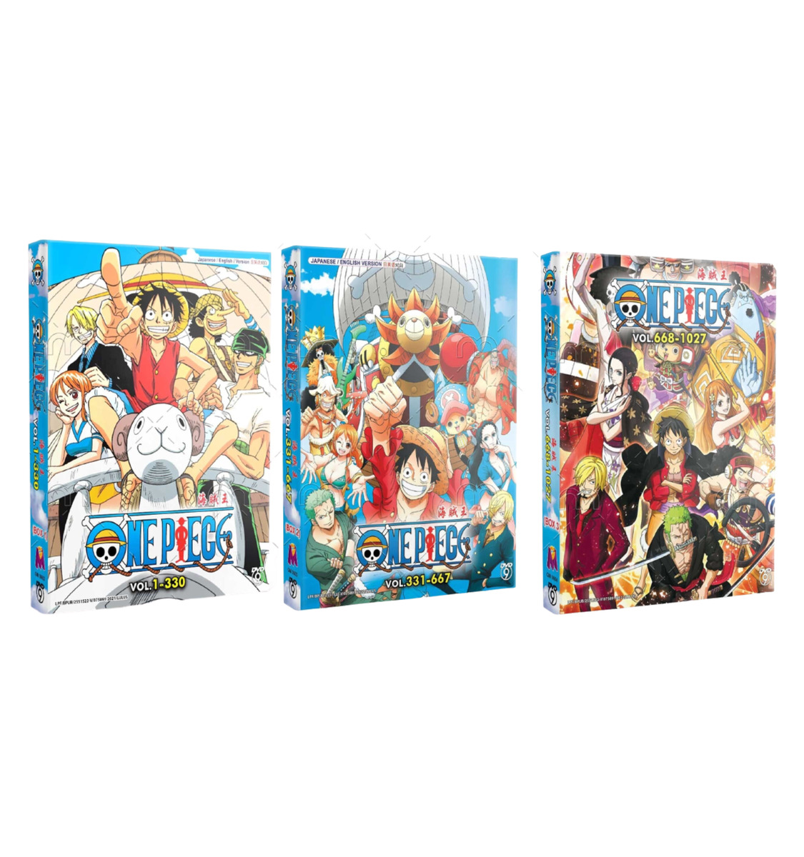 *DVD* ANIME ONE PIECE VOL.668-1027 BOX 3 ENGLISH DUBBED REGION ALL