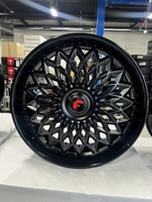 6X139 / 6X135 DUAL DRILL | 28-D SONA | SEMI GLOSS FORGIATO WHEELS 