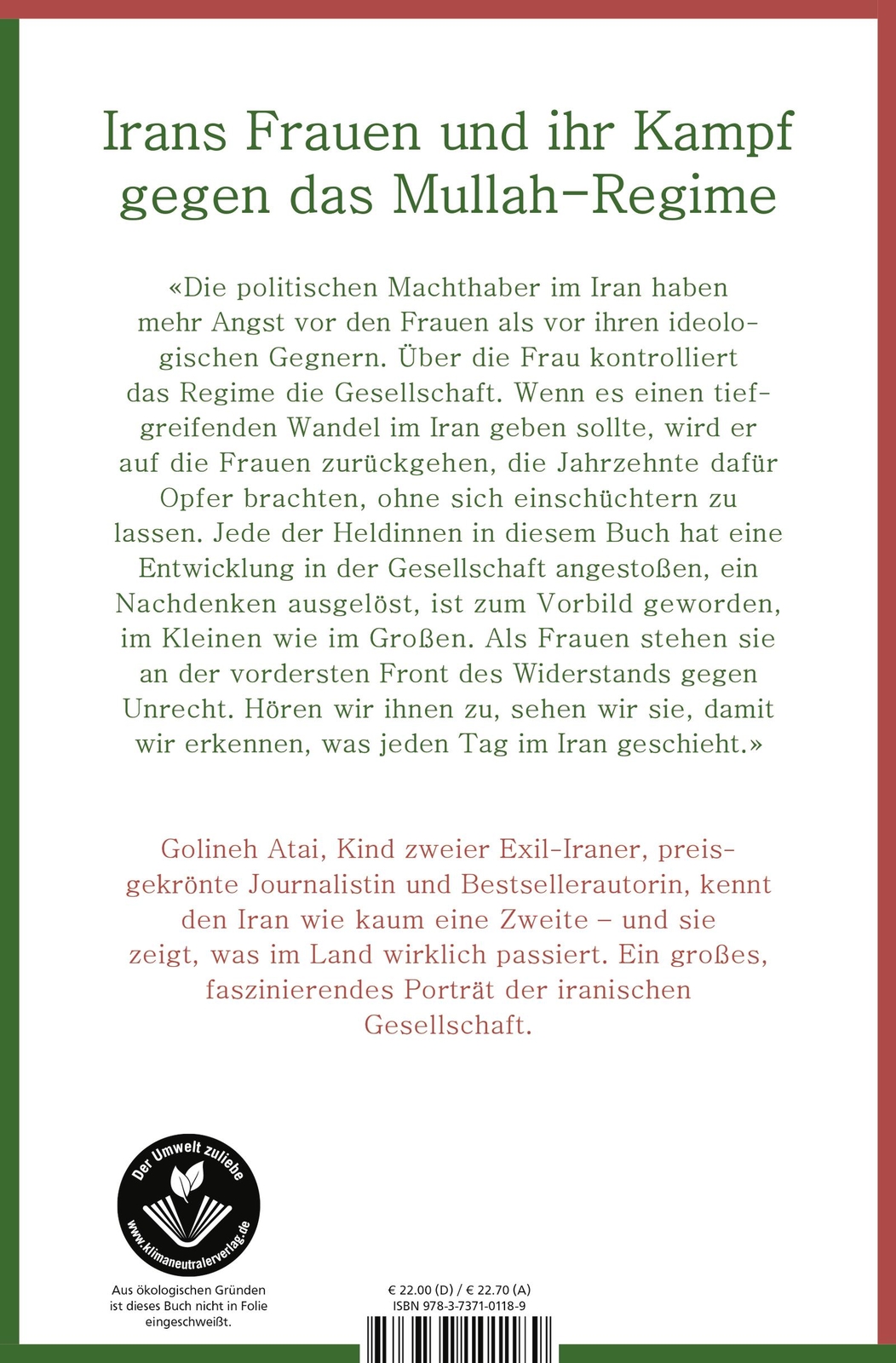 Thumbnail - Iran - Die Freiheit Ist Weiblich Golineh Atai 9783737101189