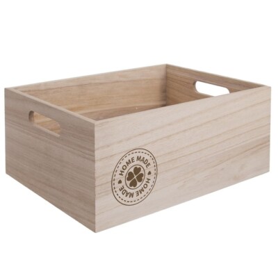 ORION Holzkiste / Aufbewahrungskiste / Aufbewahrungsbox mit Griffen HOME MADE 31