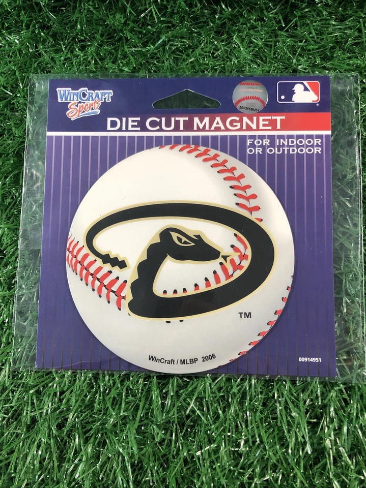 Arizona Diamondbacks VINYL DIE CUT BASEBALL Magnet 4" MLB LICENSED Car Fridge - Image 2 of 4