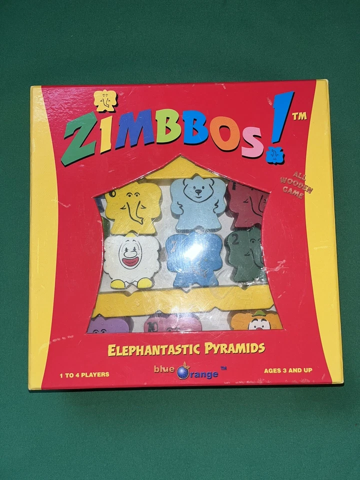 Zimbbos Elephantastic Pyramids Wooden Stacking Blocks Game Age 3+ Balance (01) - Image 3 of 4