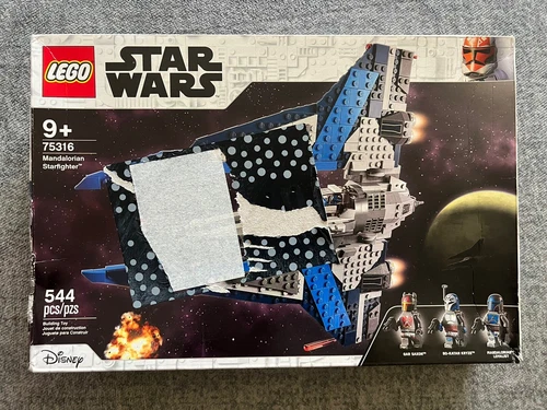 LEGO Star Wars The Mandalorian Starfighter 75316 NIB With Damaged Box