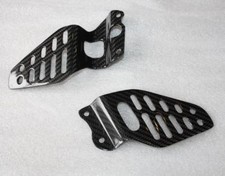 Piastrine Heel Yamaha R6 2017 2018 2019 2020 2021 2022 2023 100% Carbonio
