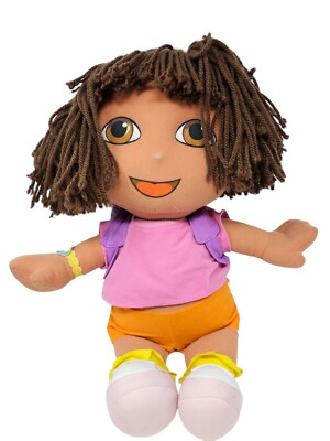 Dora The Explorer Jumbo Plush 20” Fisher Price Mattel 2002 +