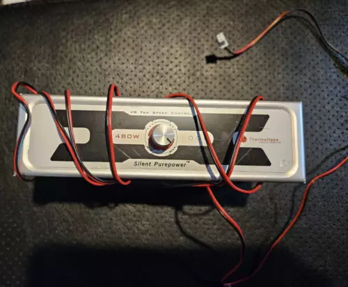 Thermaltake  480W VR  fan speed control panel  Aluminum  5.25"