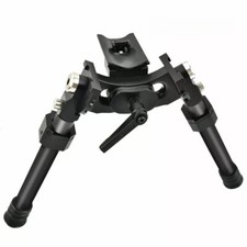 Bípode de rifle giratorio ligero V10 LRA largo alcance caza pierna de aluminio montaje giratorio