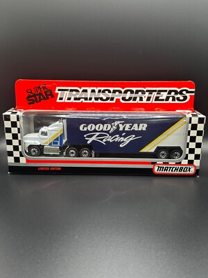 Matchbox 1992 Super Star Transporters Good Year Racing Nascar Hauler NEW