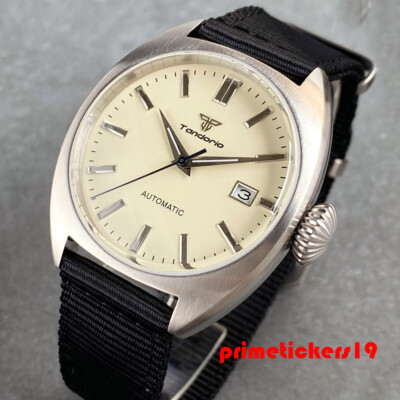 Tandorio NH35 Automatic Domed Sapphire Brushed 40mm Men's Dive Watch 20Bar Lume