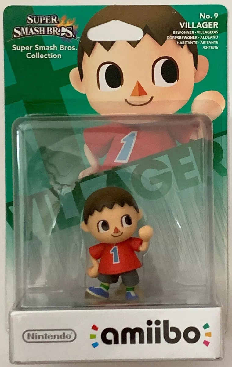 amiibo No VILLAGER Animal Crossing Smash Bros Ultimate Nintendo Switch  RareNEW