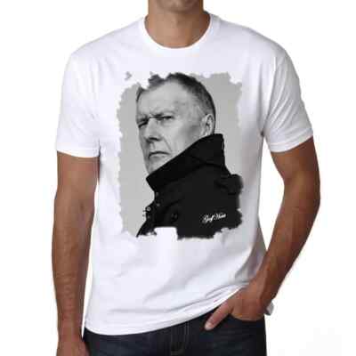 Herren Grafik T-Shirt Geoff Hurst Öko-Verantwortlich Vintage Jahrgang Kurzarm