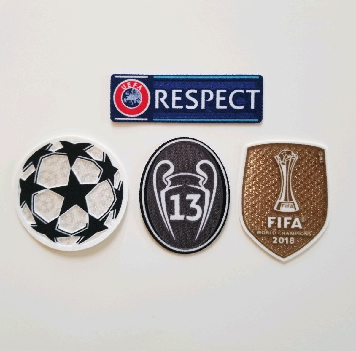 UEFA 2018-19 Patch Set 13 Honour Trophy Respect Real Madrid Bale
