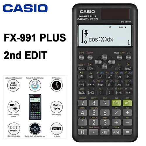 CASIO FX991ES Plus Advanced Scientific Calculator 417 FUNCTIONS ClassWiz feature - Picture 4 of 8
