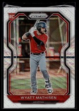Wyatt Mathisen 2021 Panini Prizm White Wave Prizm Card #84