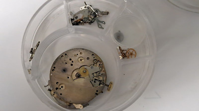 Pre-o Brevet Plus Movement white pocket watch movement for parts approx 33mm dia