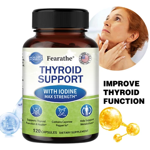 Advanced Thyroid Support Boost Metabolism And Energy Levels 120 Capsules