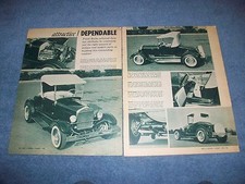 1927 Ford Model T Roadster Vintage Hot Rod Article Attractive Dependable