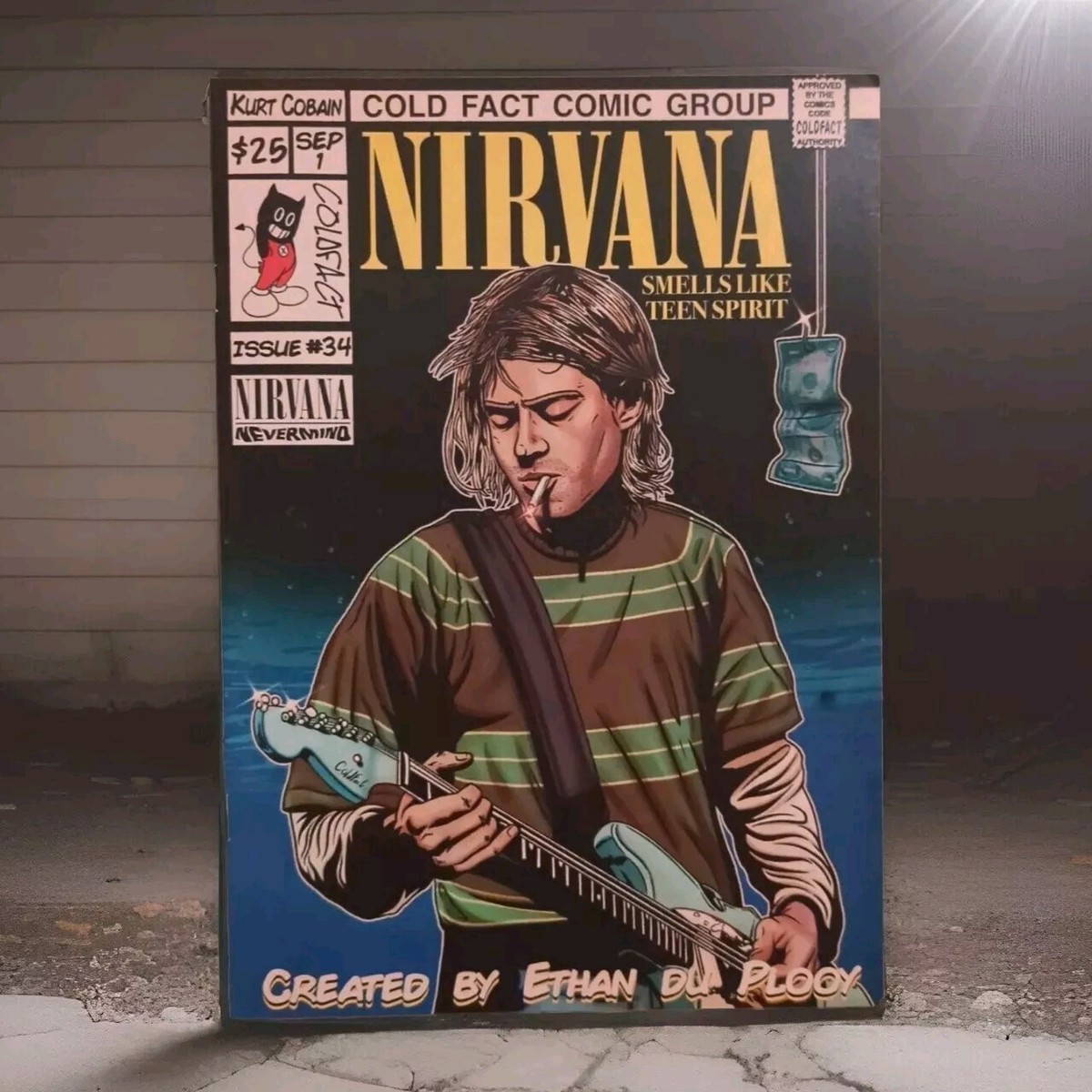 Nirvana Smells Like Teen Spirit Comic Book Limited Edition W