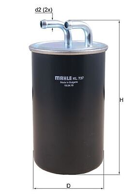 Mahle Original KL737 Kraftstofffilter FüR Mitsubishi-image