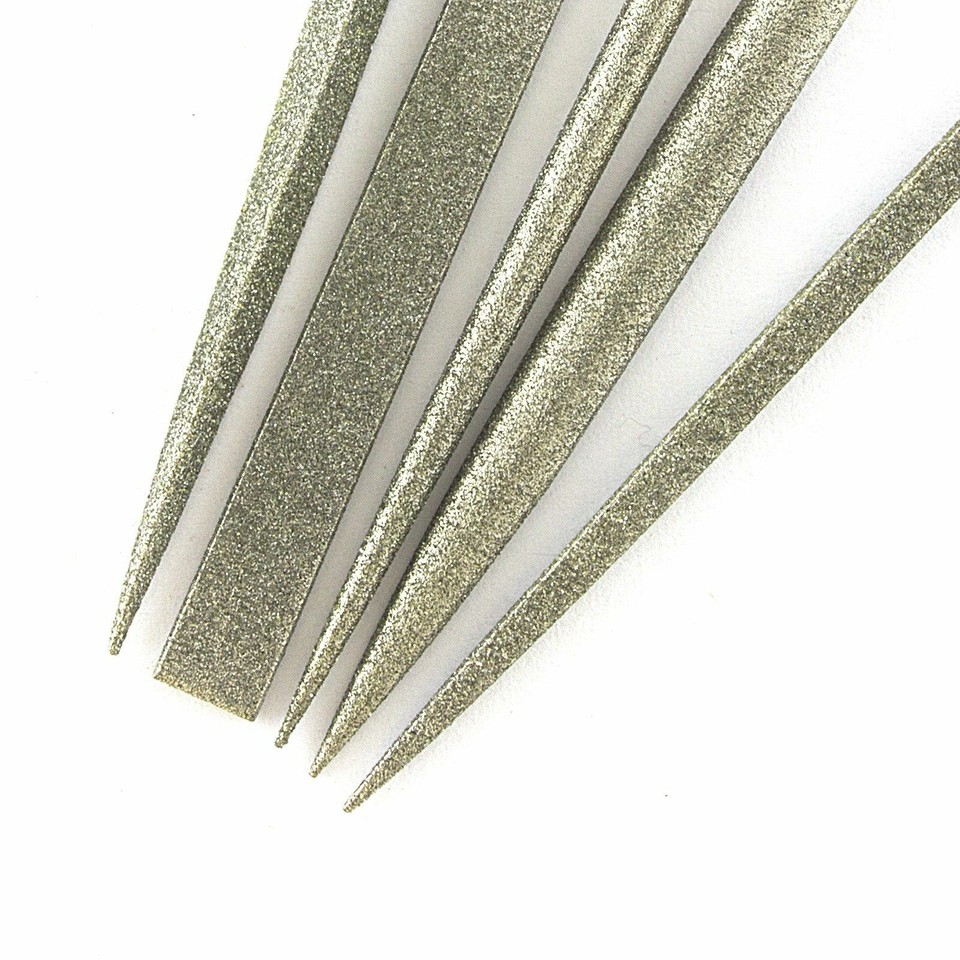 Mini Diamond File IIT 5-PC. Mini Diamond Files Sand Shape Metal Ceramic Plastic Hobby ...