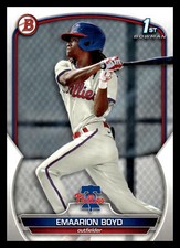 2023 Bowman Prospects #BP-128 Emaarion Boyd Philadelphia Phillies