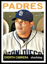 Everth Cabrera 2013 Topps Heritage #178 Padres MLB READ FREE SHIP AutographDen