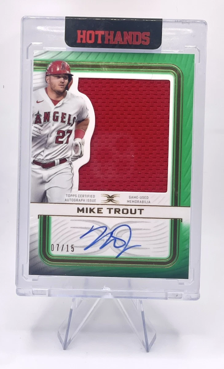 Topps Mike Trout Autographed Baseball Trading Cards for sale | eBay