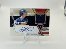 RARE #1/25 -2004 Upper Deck SPX Young Stars JOE MAUER Auto Patch Minnesota Twins