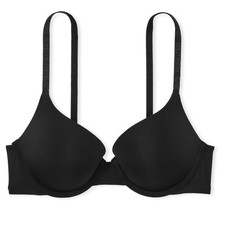 Victoria's Secret PINK Smooth Black 32DD Wear Everywhere Push Up Bra