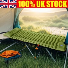 Portable Camping Mat Inflatable Single Air Bed Outdoor Sleeping Mattress Hiking