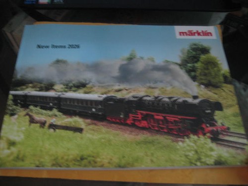 2026 Märklin 429102 Catálogo de artículos nuevos para calibre H0, Z y 1 en inglés - 129 páginas | Condition: New