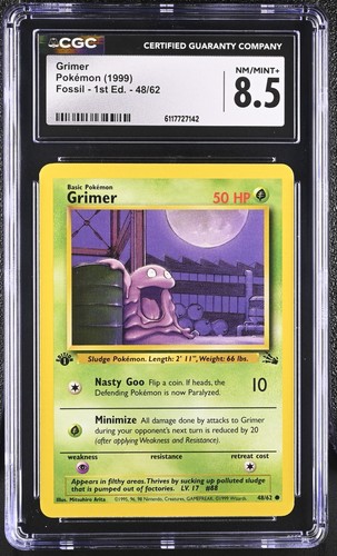 Grimer (1st Edition) graded CGC 8.5 for sale on eBay