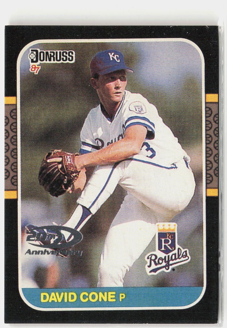 2001 Donruss #RR17 David Cone Rookie Reprints #/1987