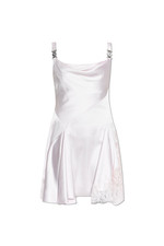 VERSACE Pink Sleeveless Silk Dress New And Authentic