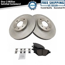 Front Brake Rotors & Ceramic Brake Pads Set Kit For 2016-2018 Chevrolet Spark